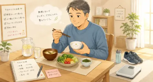 健康的な生活のひととき