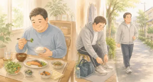 穏やかな朝のルーチン
