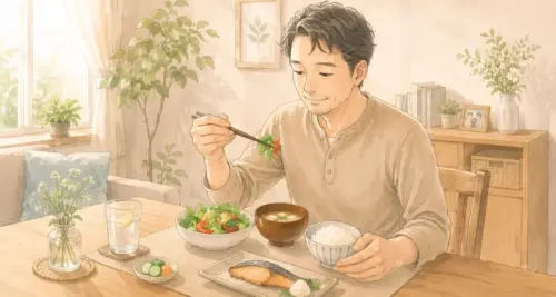 穏やかな食事のひととき