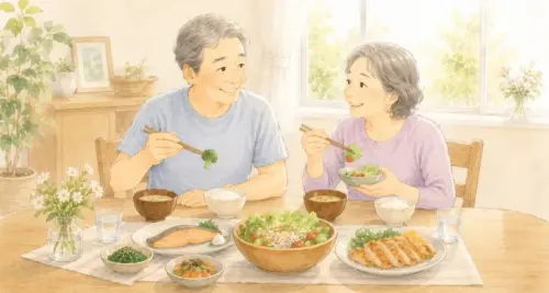 穏やかな食事のひととき